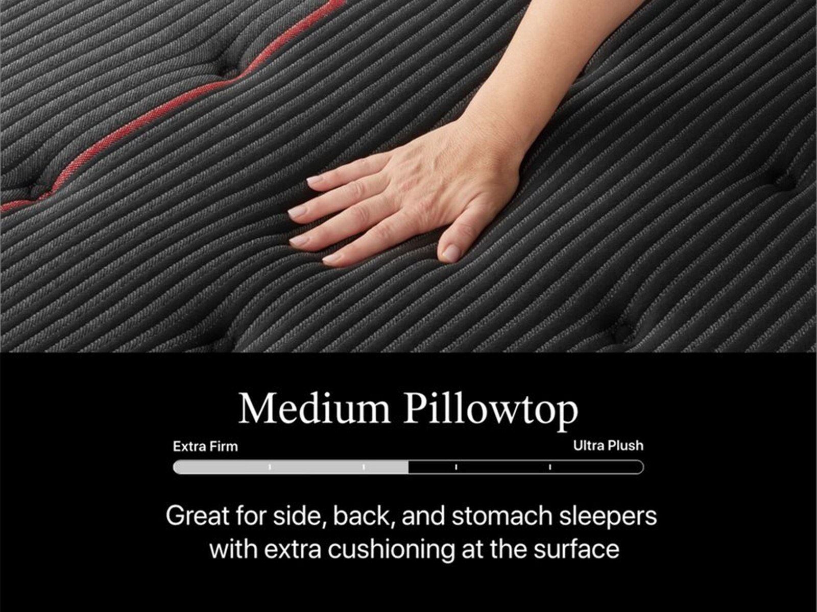 Black® C-Class 14.25" Medium Pillow Top Mattress